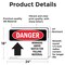 Signmission Safety Culture Sign, 24 in Width, Vinyl Decal, Rectangle OS-2PACK-DS-D-1824-L-1624 - alternate 3